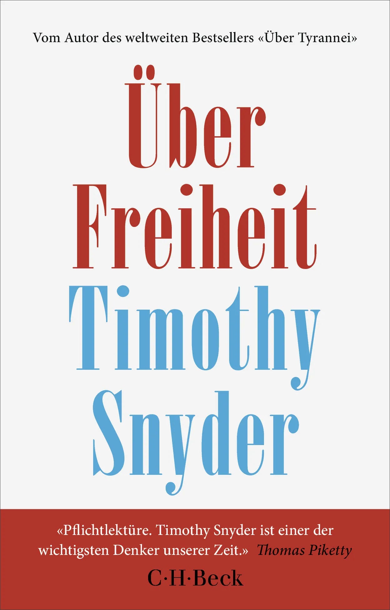 Cover: Über Freiheit (Taschenbuch) von Timothy Snyder