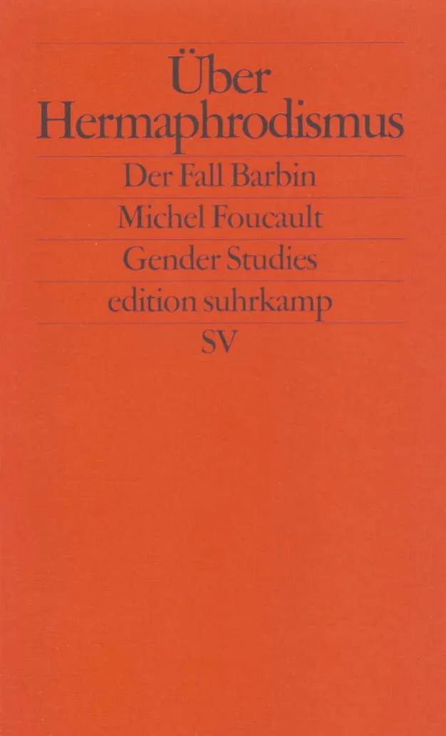 Buchcover von 'Über Hermaphrodismus' - Taschenbuch von Michel Foucault