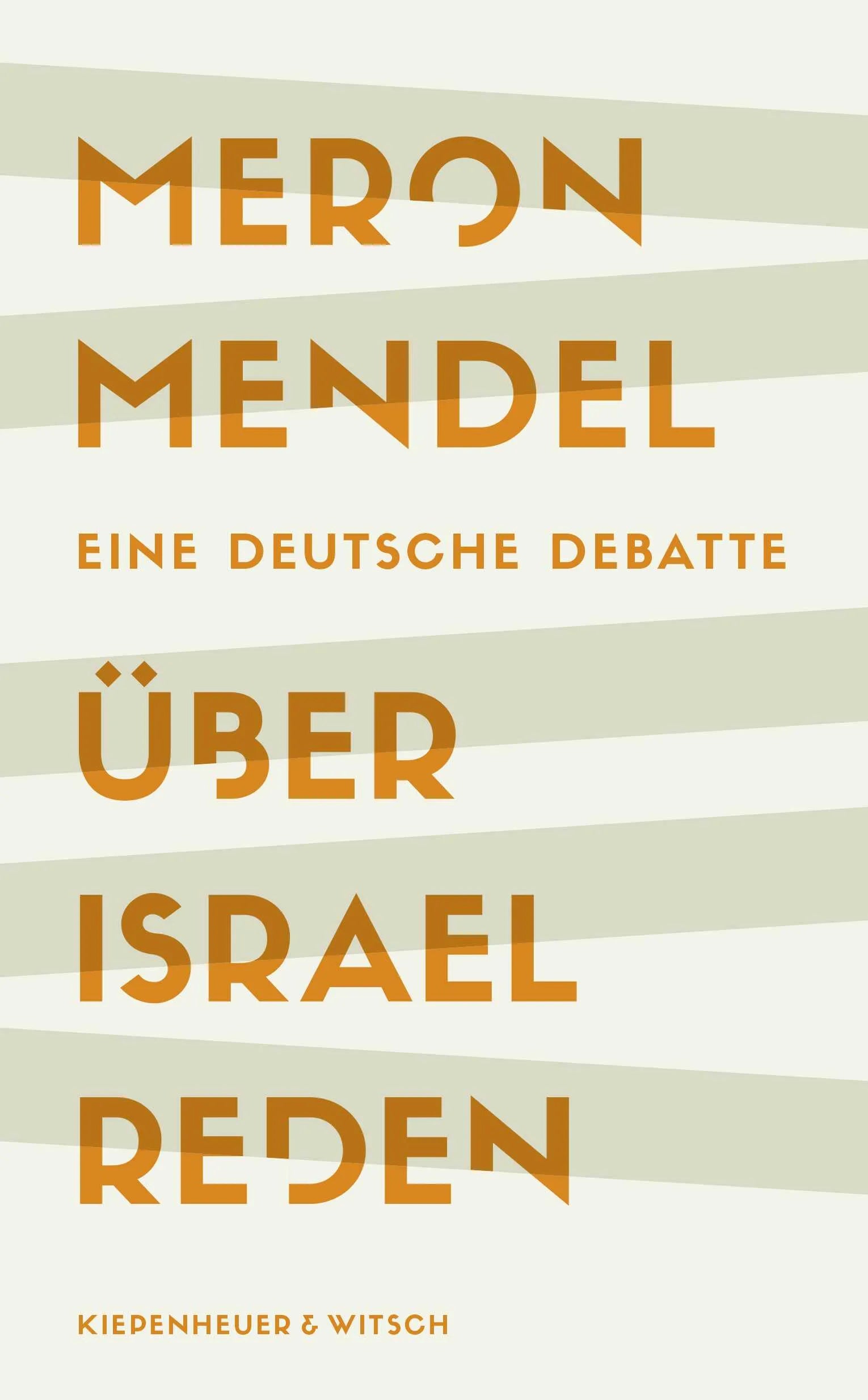Buchcover von 'Über Israel reden' - Gebundene Ausgabe von Meron Mendel