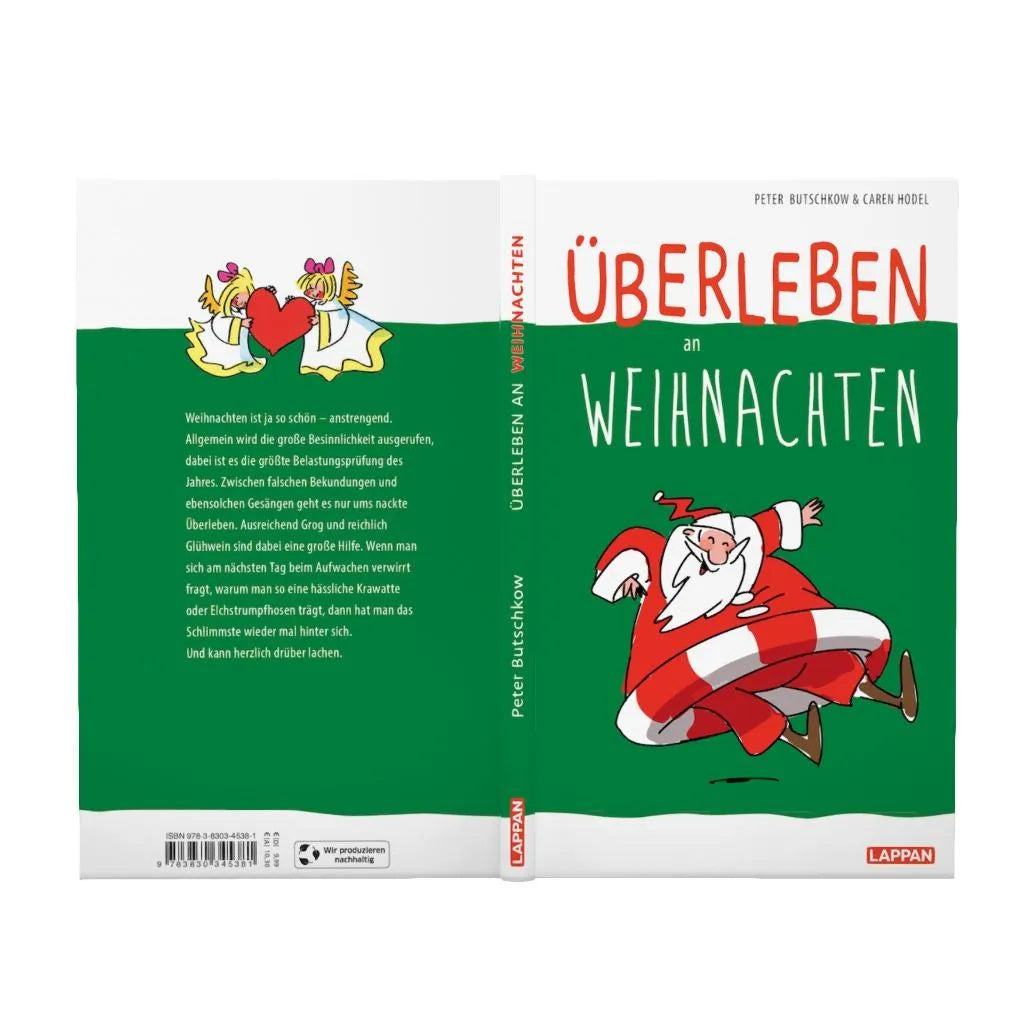 Detailansicht: Überleben an Weihnachten - Humorvolle Texte und Cartoons zum Fest (Hardcover)