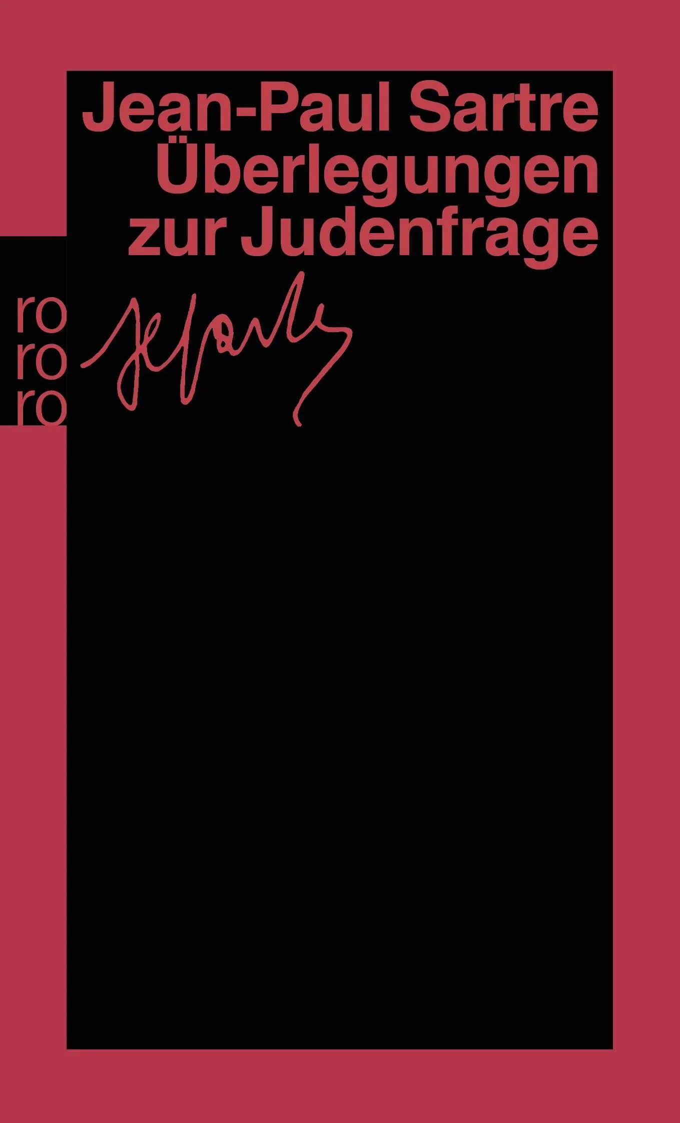 Buchcover von 'Überlegungen zur Judenfrage' - Taschenbuch von Jean-Paul Sartre