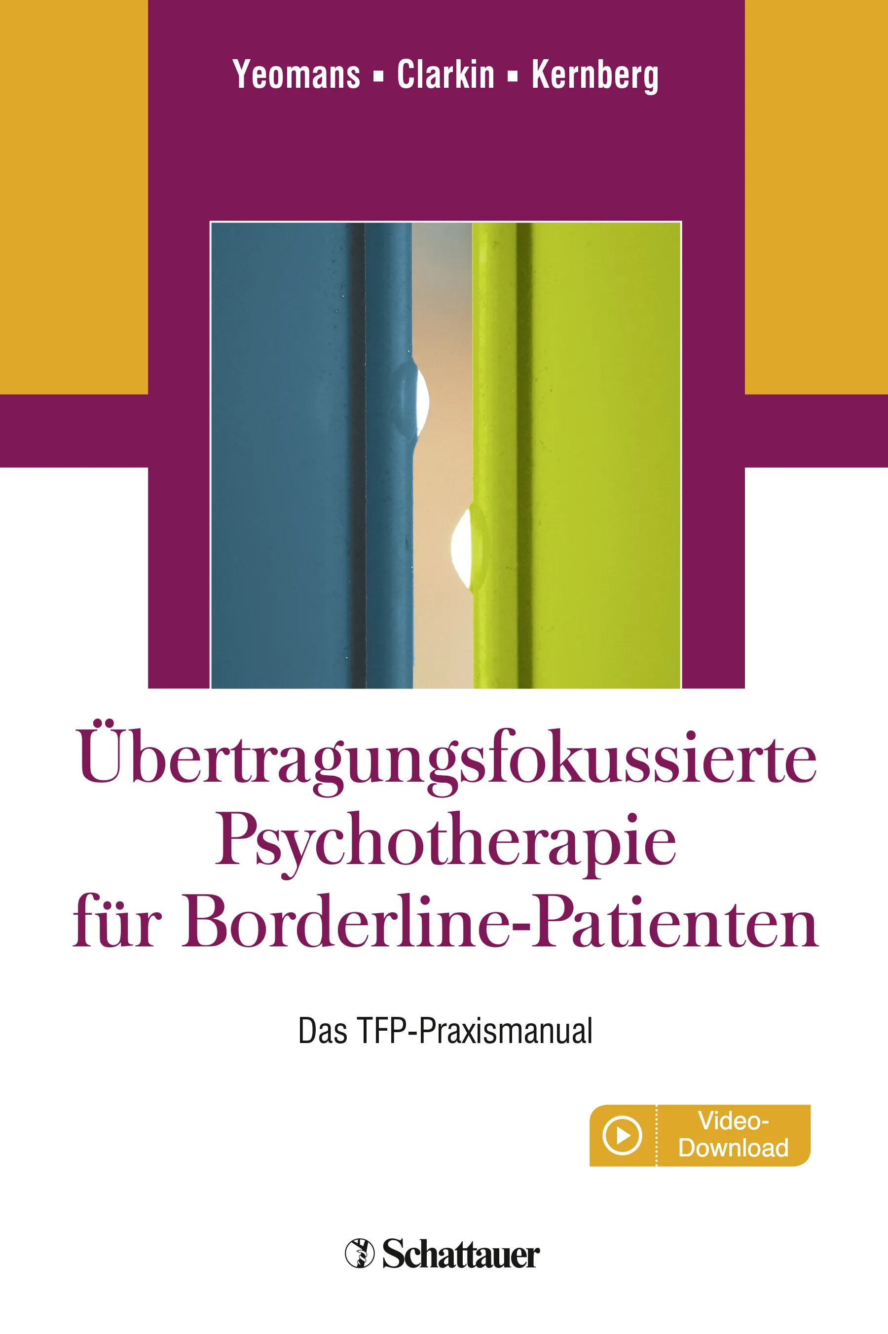 Buchcover von 'Übertragungsfokussierte Psychotherapie für Borderline-Patienten' - Gebundene Ausgabe von Frank E. Yeomans