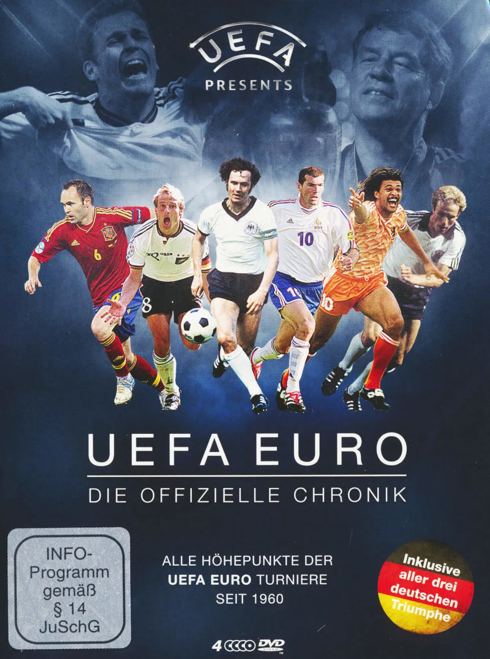 UEFA Euro - Die offizielle Chronik  [4 DVDs] - DVD