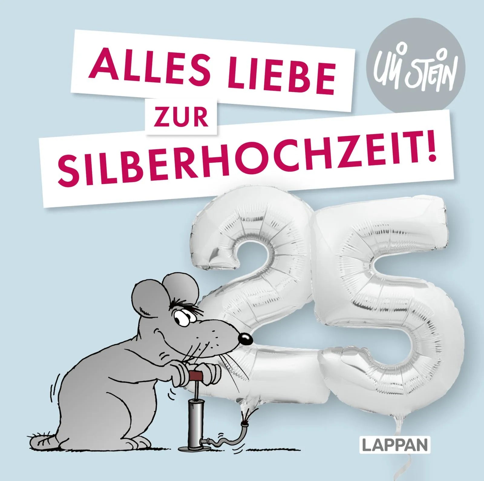 Buchcover von 'Uli Stein für Verliebte: Silberhochzeit' - Gebundene Ausgabe von Uli Stein