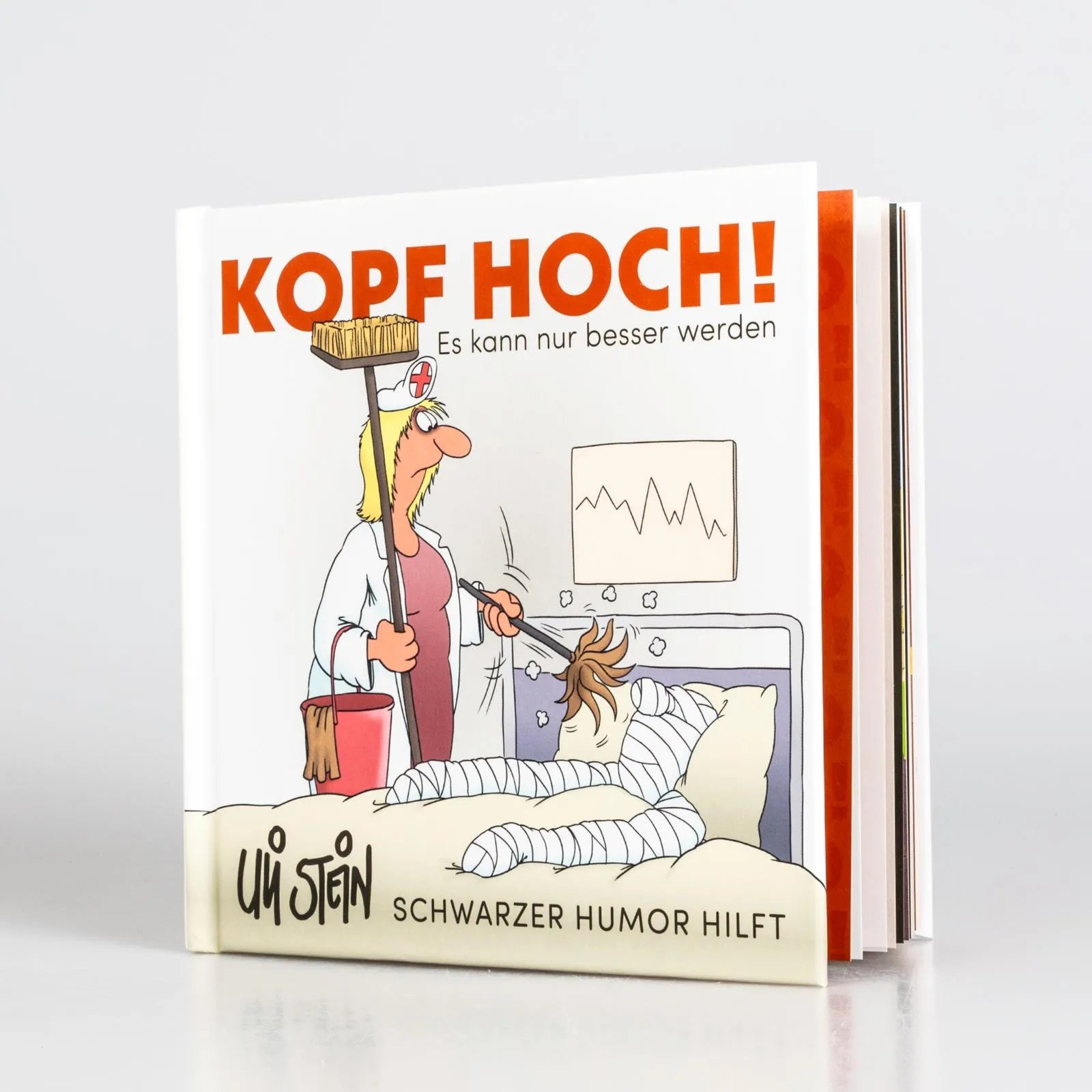Produktansicht: Uli Stein: Gute Wünsche!: Kopf hoch! Schwarzer Humor hilft (Gebundene Ausgabe)