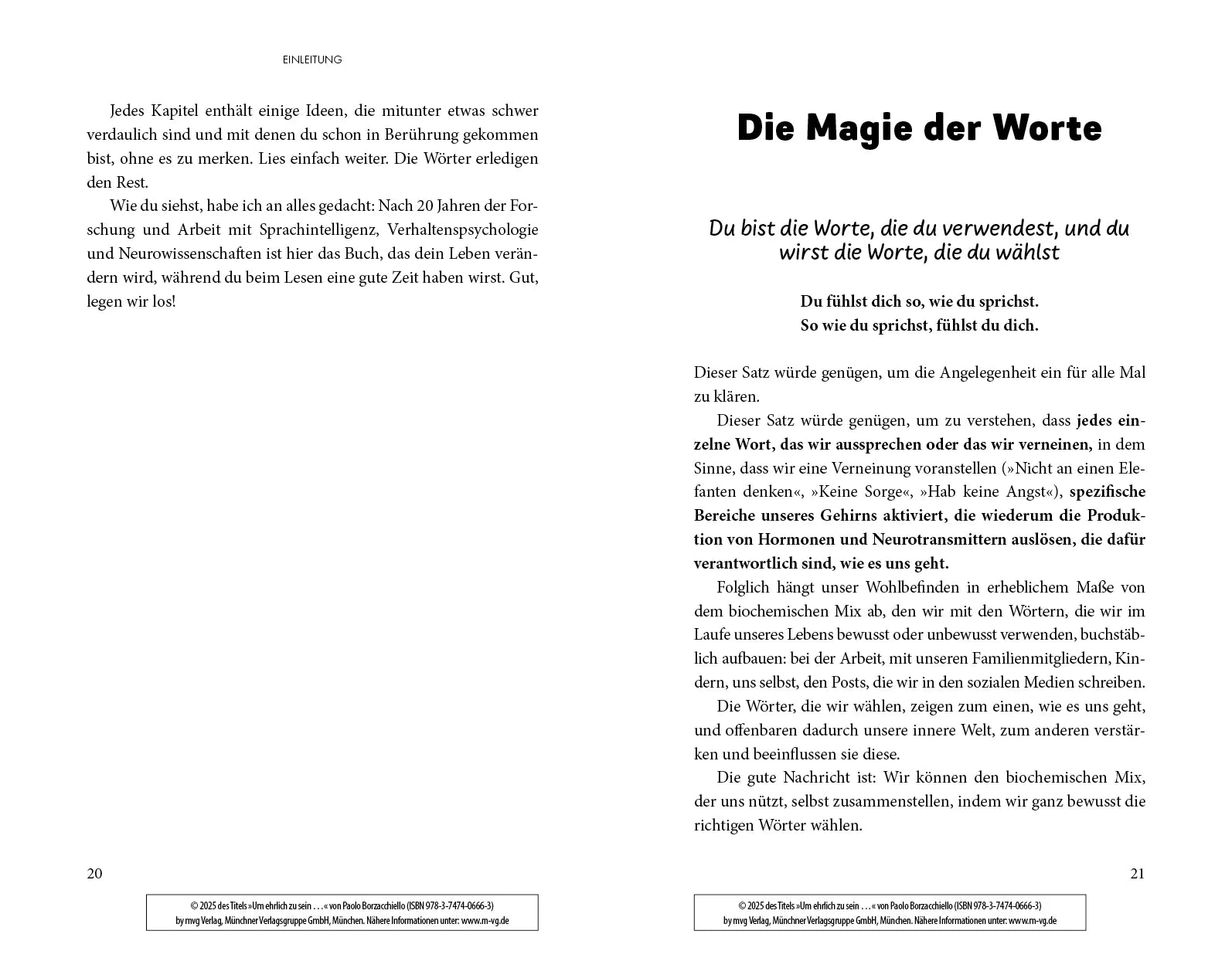 Innenansicht von '»Um ehrlich zu sein …«' - Taschenbuch