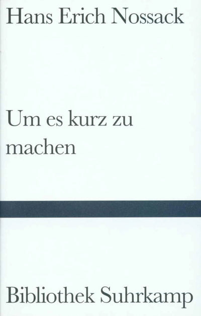 Um es kurz zu machen