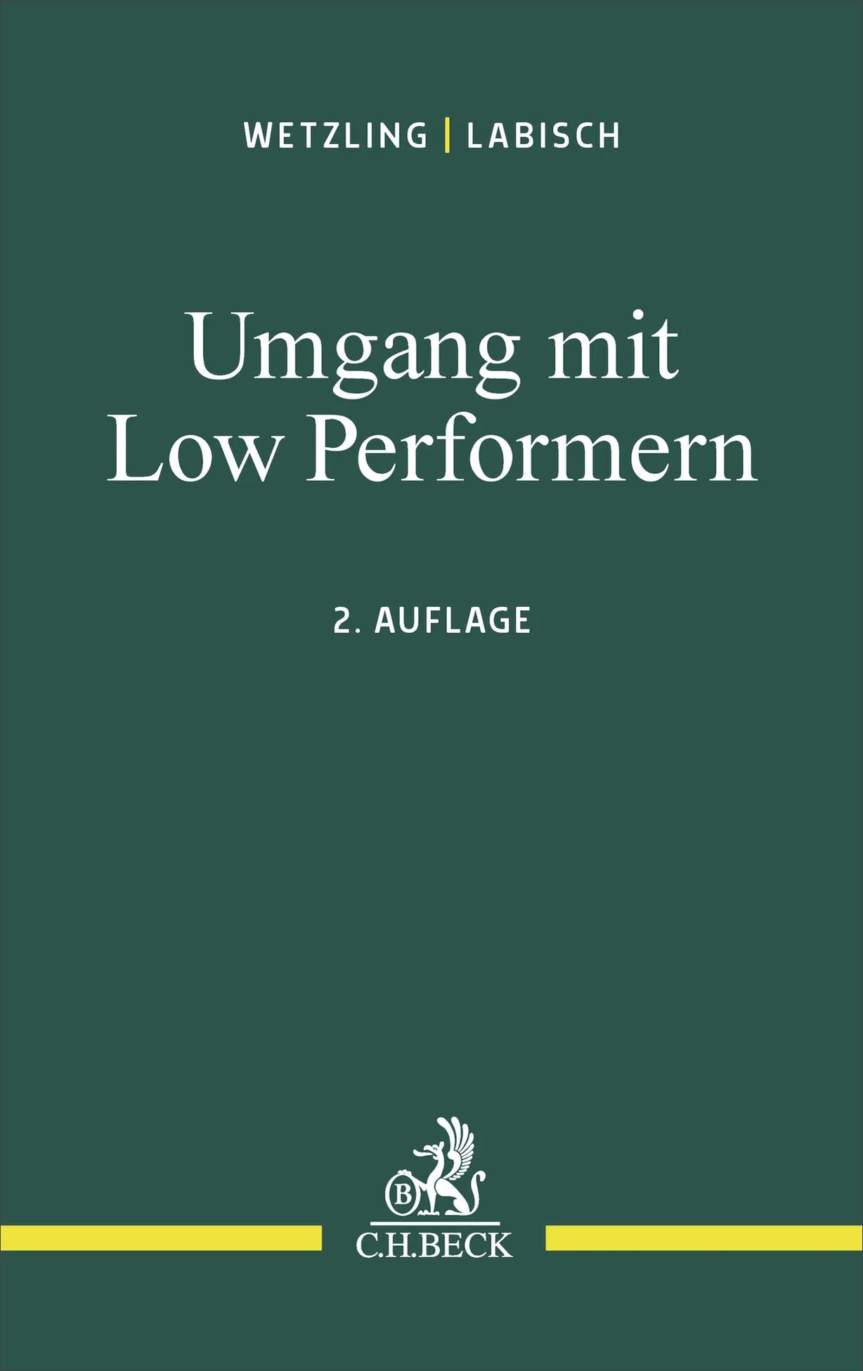 Cover: Umgang mit Low Performern (Taschenbuch) von Frank Wetzling