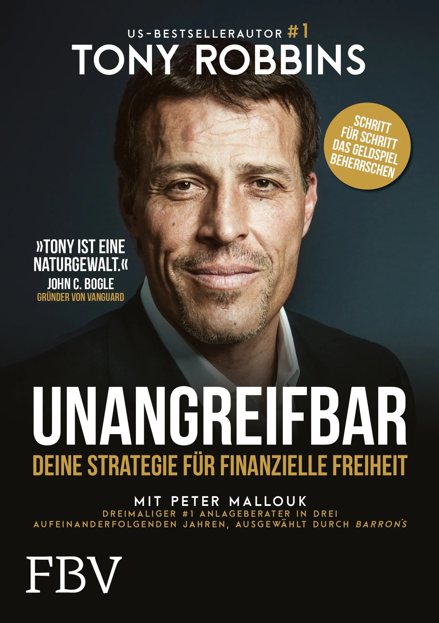 Buchcover von 'UNANGREIFBAR' - Gebundene Ausgabe von Tony Robbins