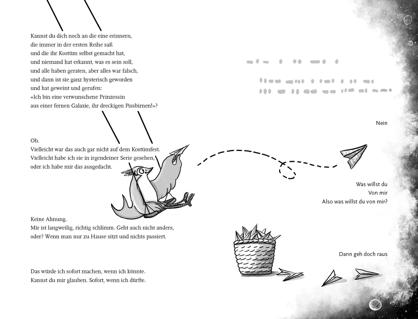Detailansicht: Und die Welt, sie fliegt hoch (Hardcover)