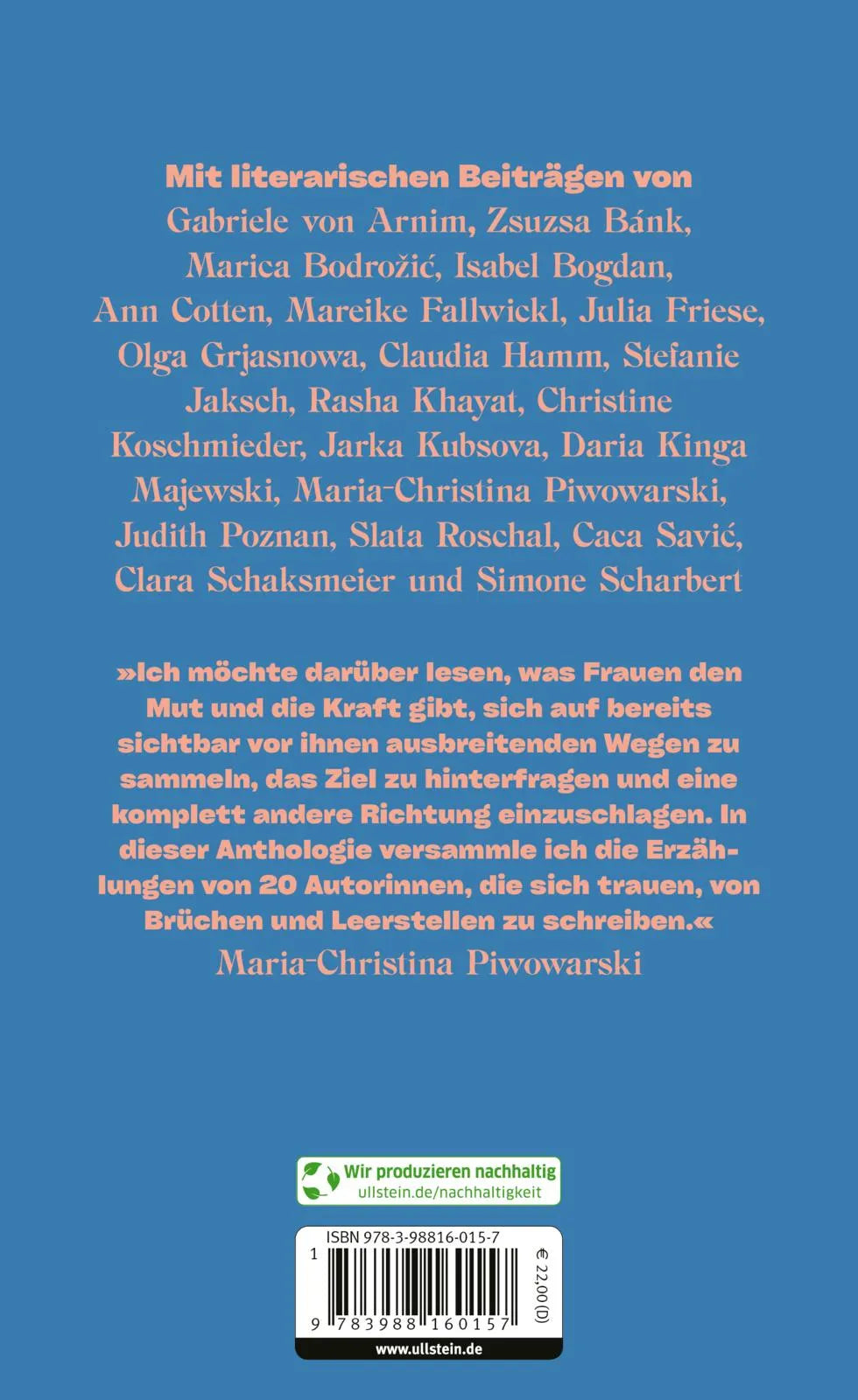 Rückseite: Und ich – (Hardcover)