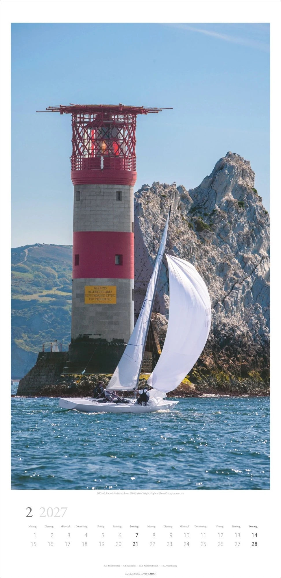 Under Sail Kalender 2027 – Ansicht