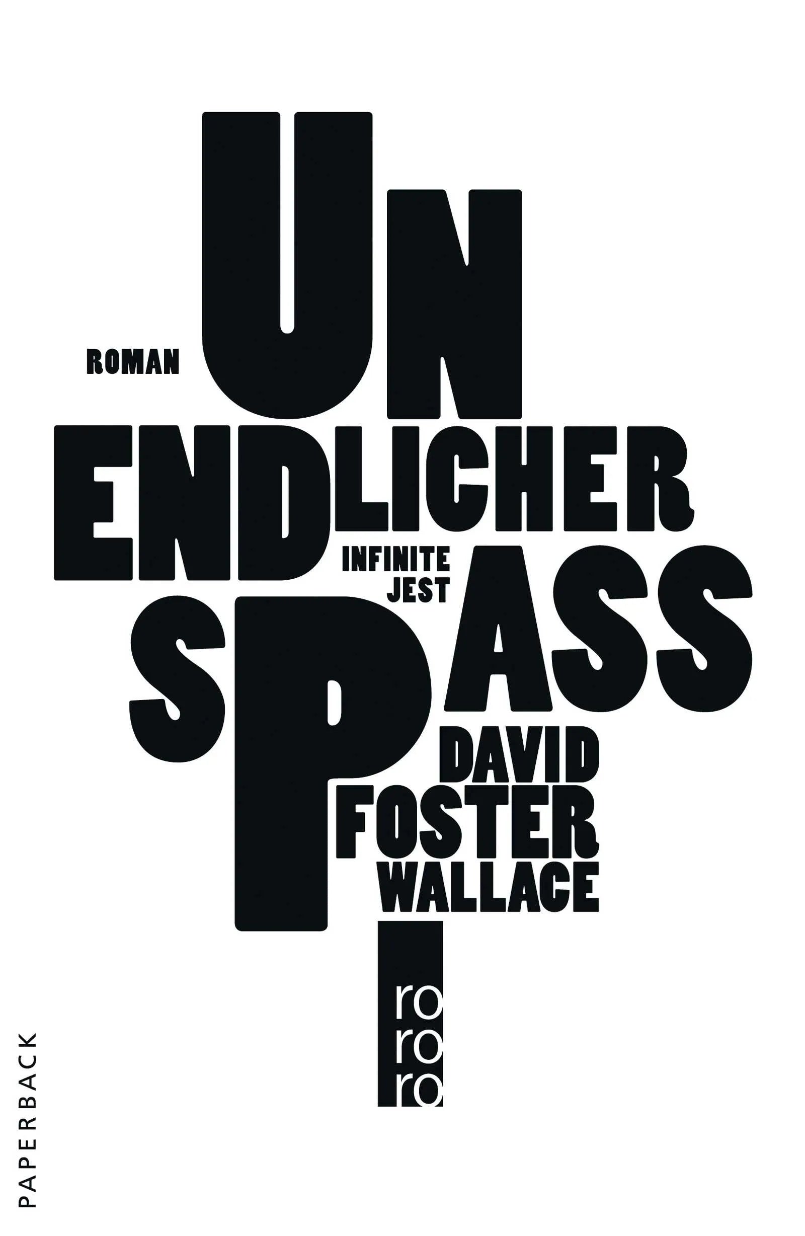 Buchcover von 'Unendlicher Spaß' - Taschenbuch von David Foster Wallace