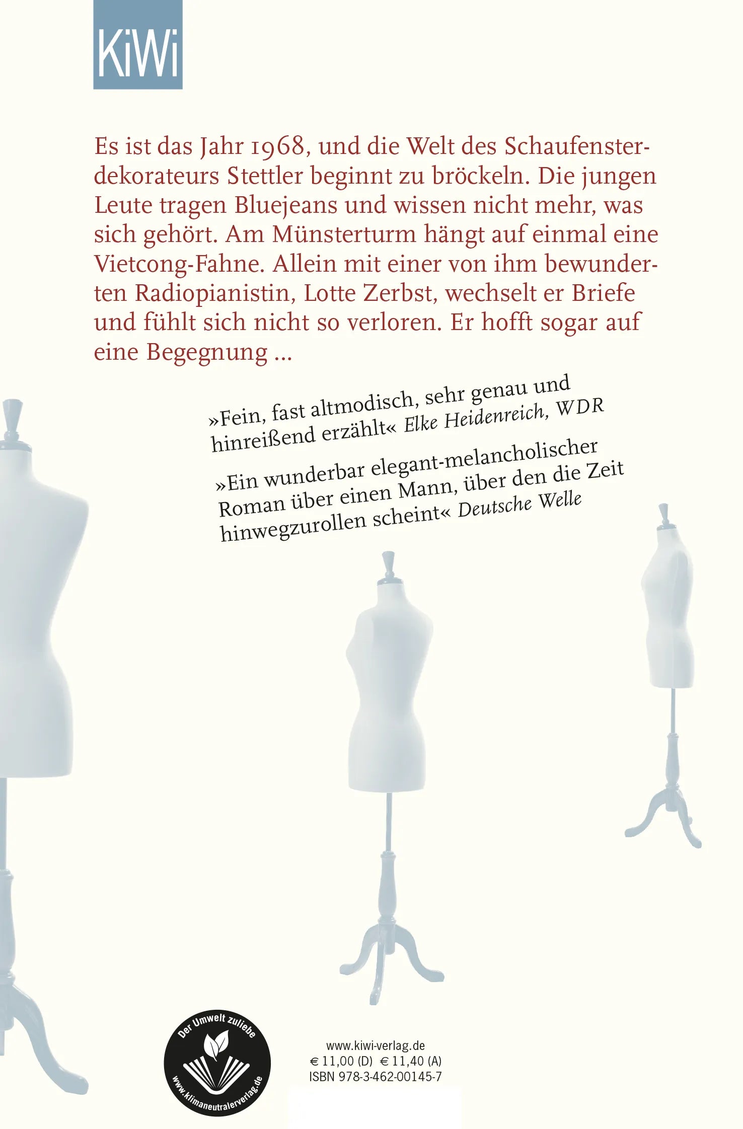 Buchrückseite von 'Unhaltbare Zustände' mit Klappentext - Taschenbuch