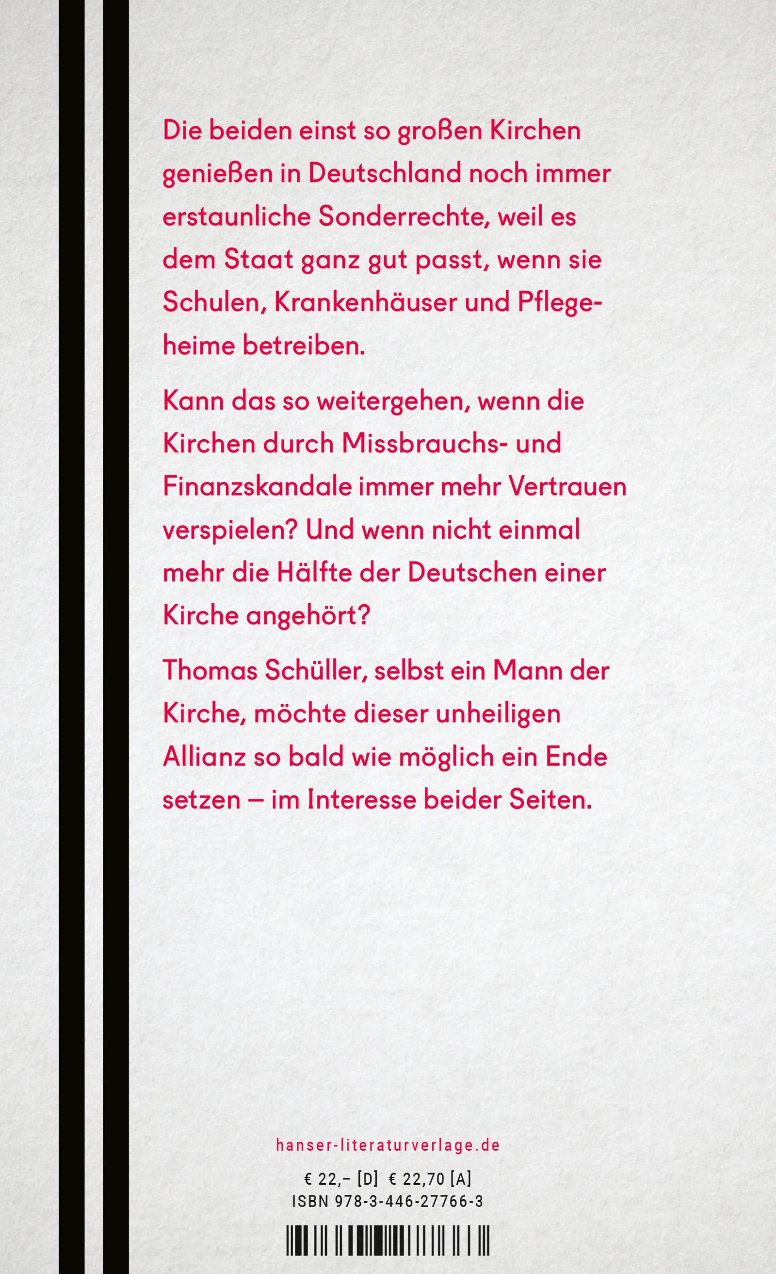 Thomas Schüller - Unheilige Allianz