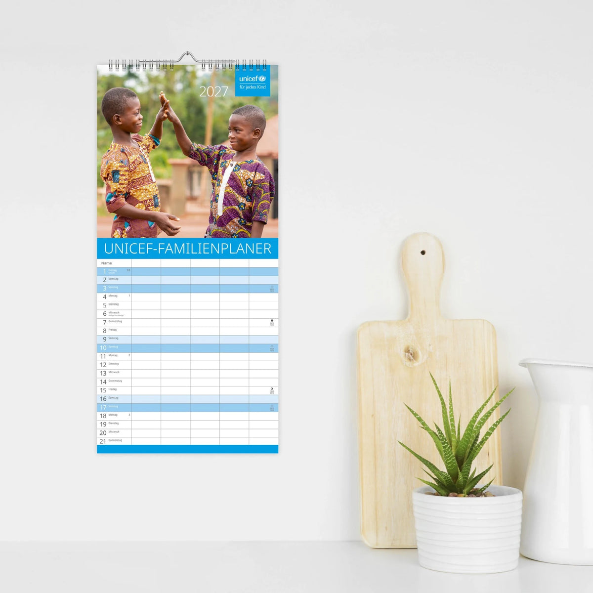 Unicef Familienplaner 2027 – Ansicht