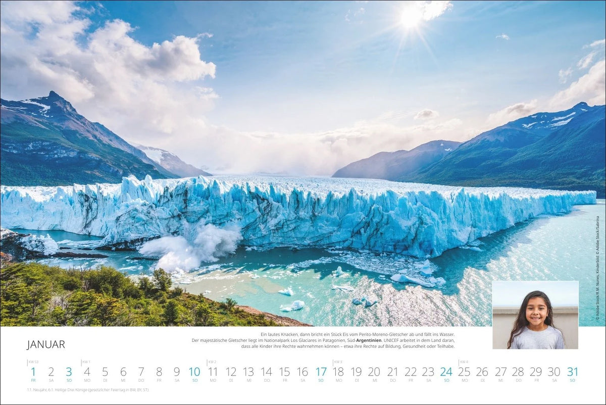 Unicef Posterkalender 2027 – Ansicht