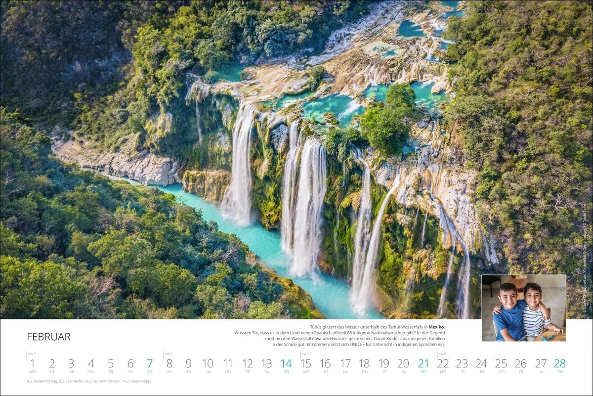 Unicef Posterkalender 2027 – Ansicht