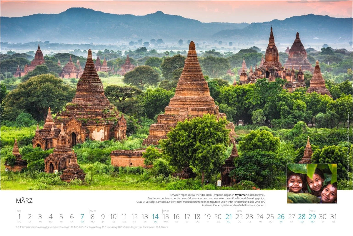 Unicef Posterkalender 2027 – Ansicht