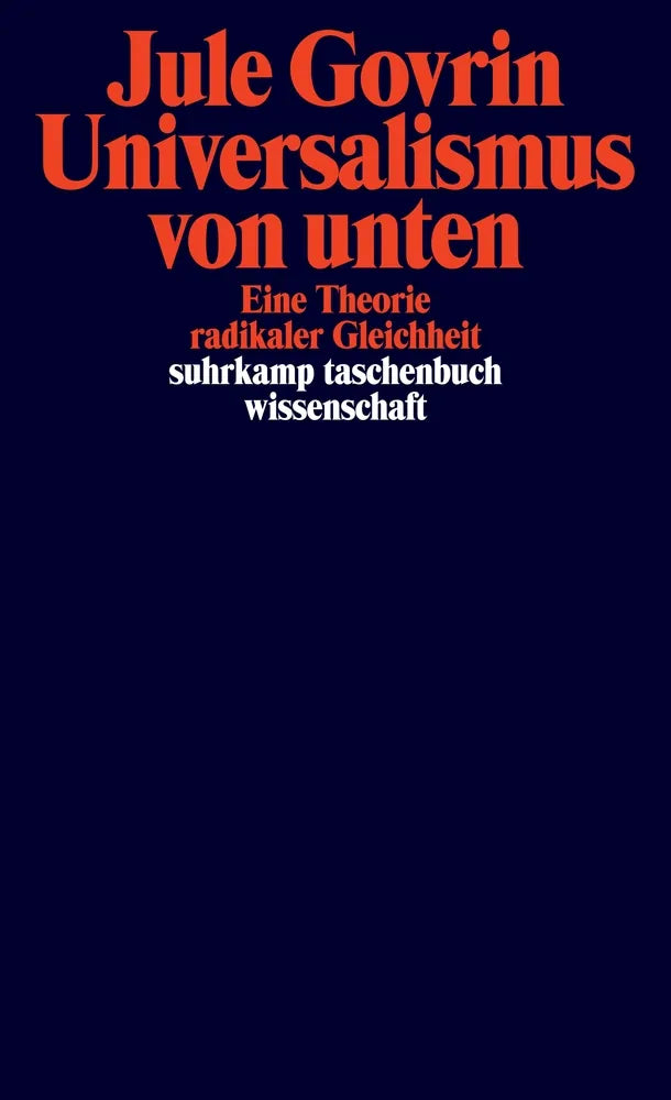 Cover: Universalismus von unten (E-Book) von Jule Govrin