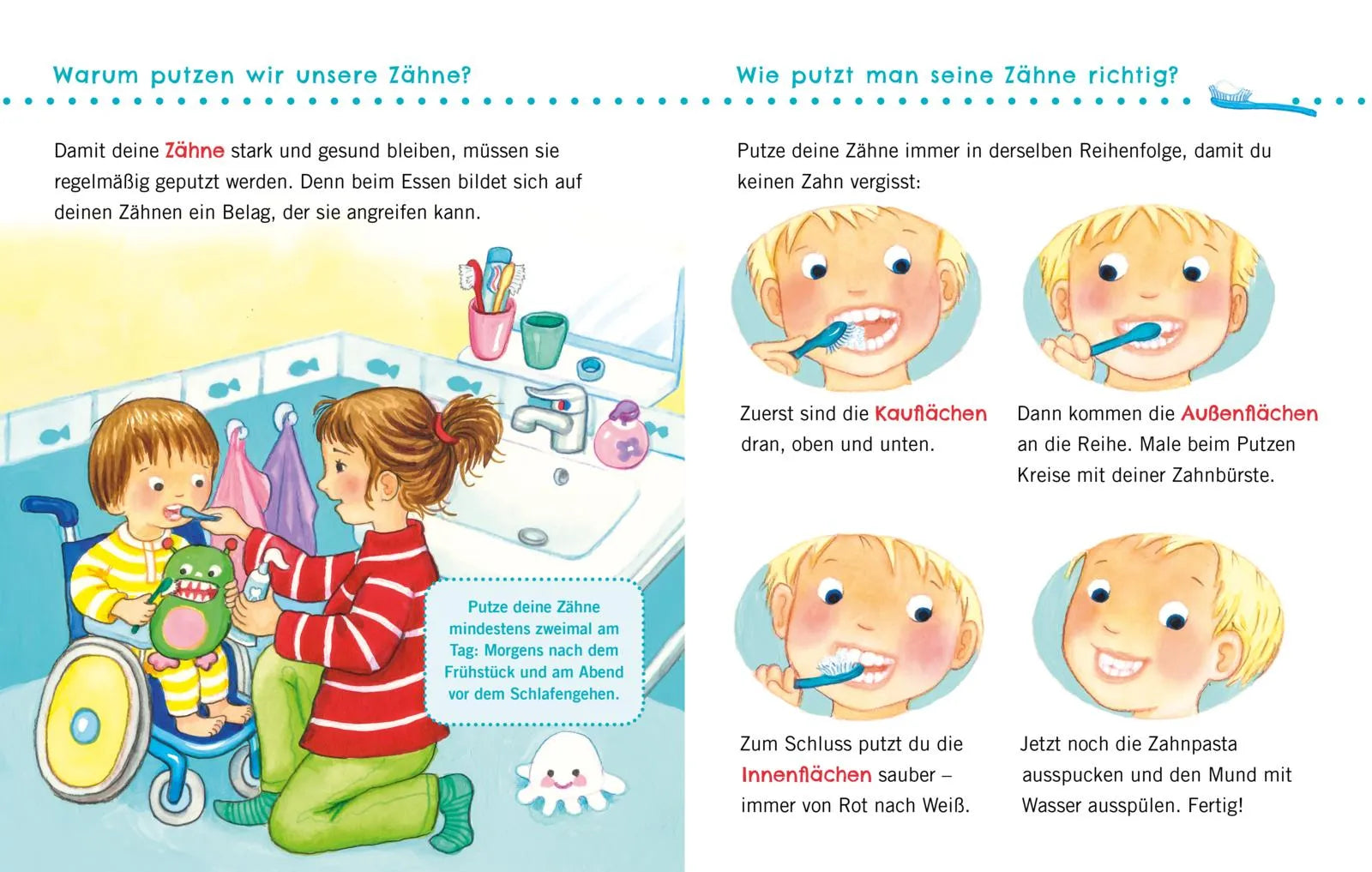 Abbildung von 'Unkaputtbar: Erstes Wissen: Zahnbürste, Töpfchen und Badewanne'