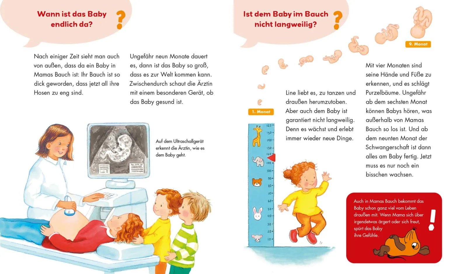 Produktansicht: Unkaputtbar: Frag doch mal die Maus: Wir bekommen ein Baby (Taschenbuch)