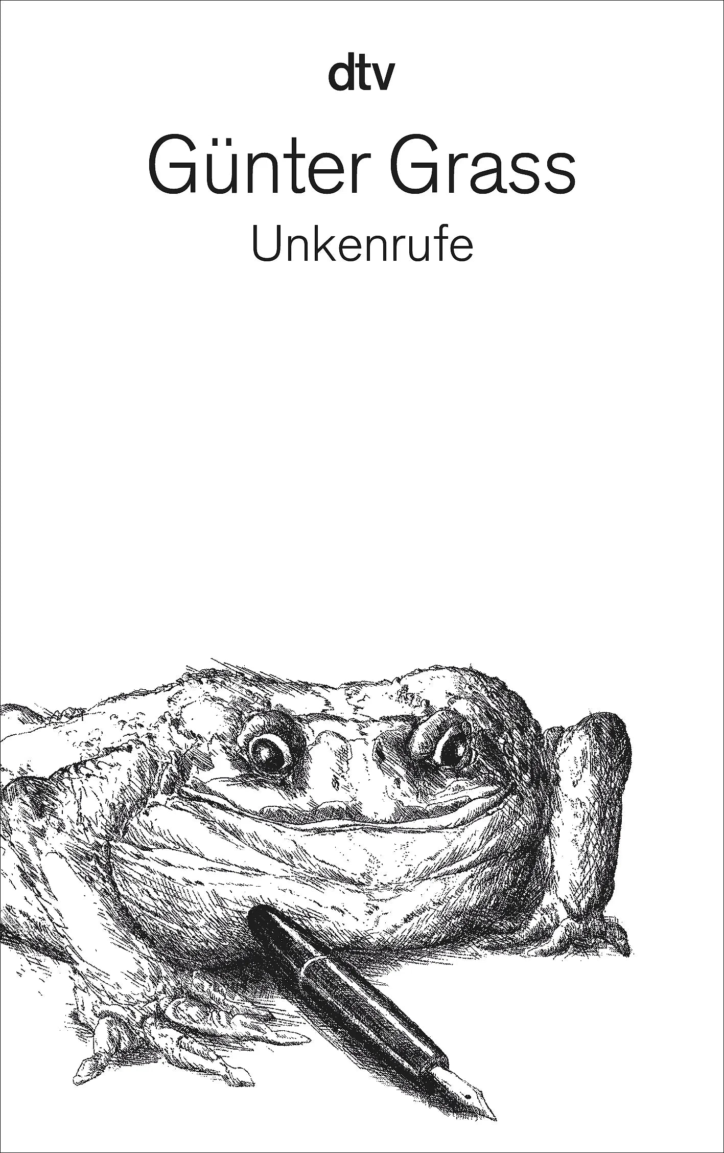 Buchcover von 'Unkenrufe' - Taschenbuch von Günter Grass