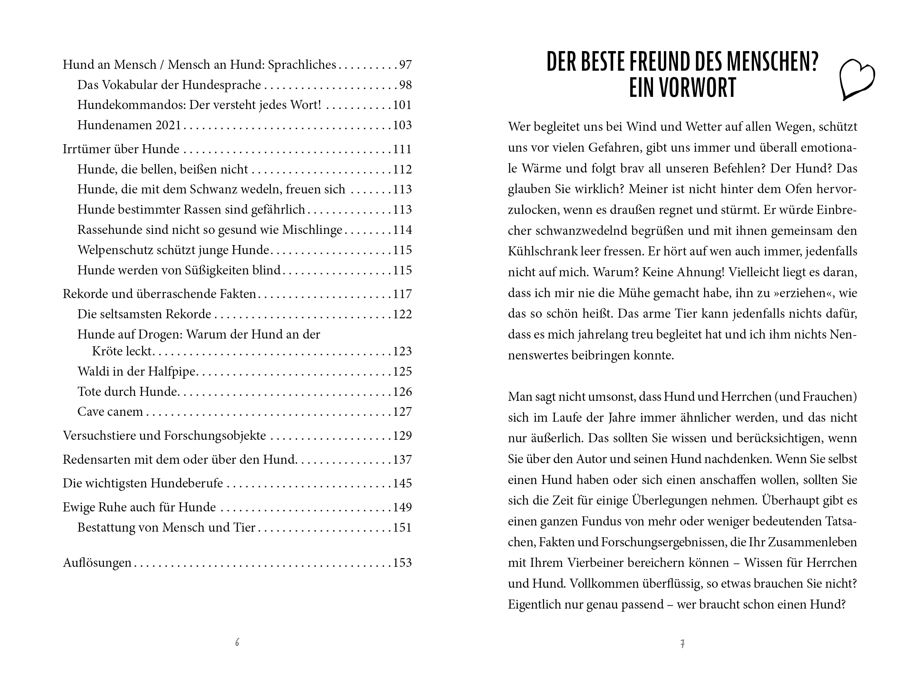 Innenansicht von 'Unnützes Hundewissen' - Taschenbuch