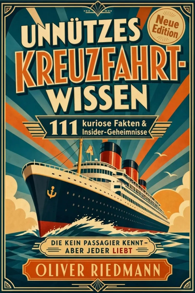 Cover: Unnützes Kreuzfahrt-Wissen, das keiner braucht - aber jeder liebt (E-Book) von Oliver Riedmann