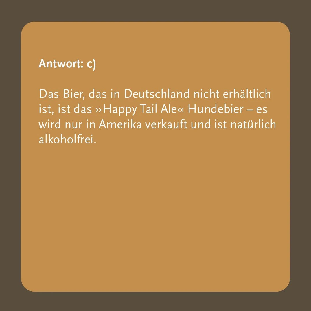 Unnützes Wissen Bier-Quiz – Ansicht
