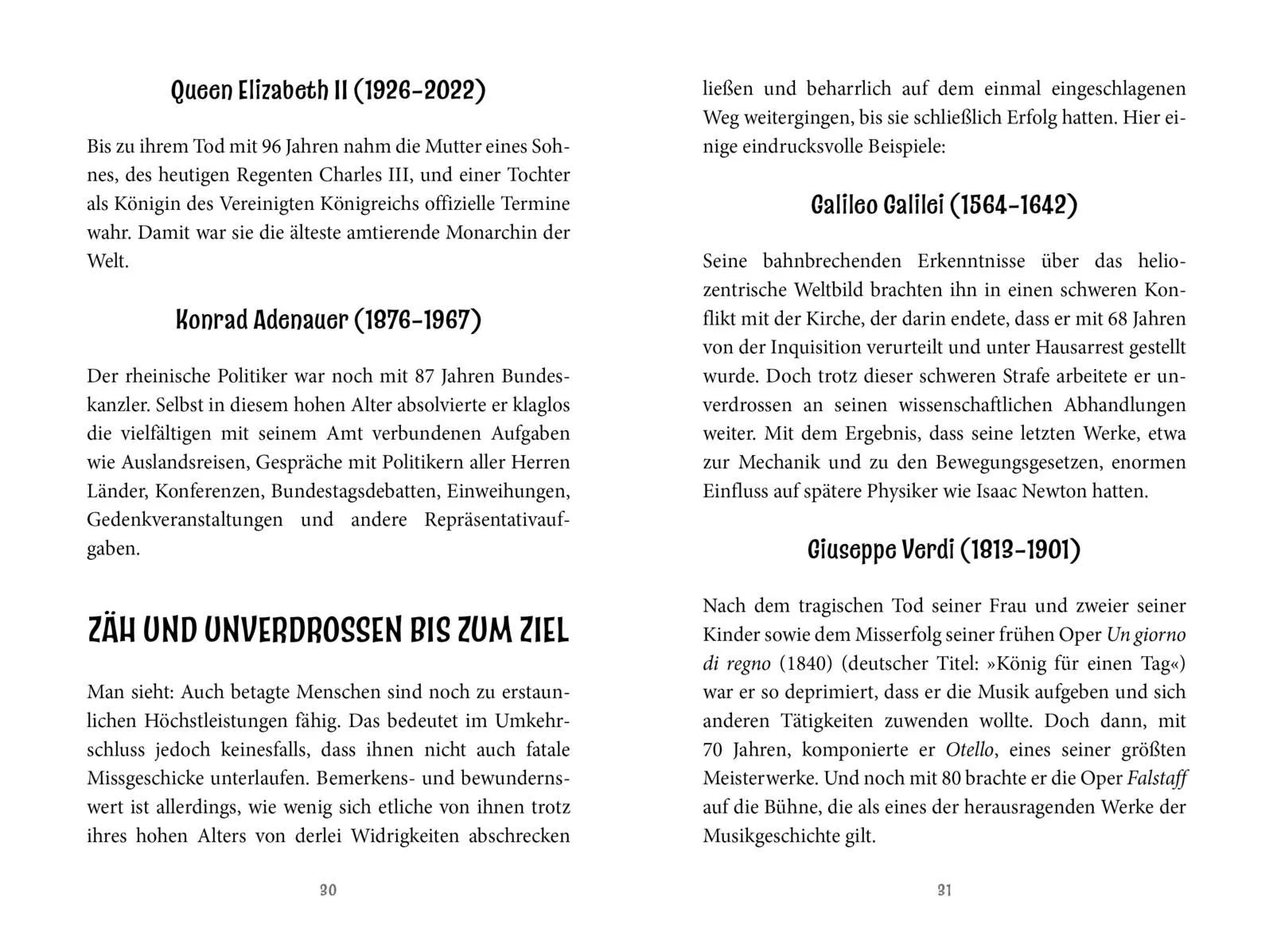 Innenansicht von 'Unnützes Wissen für Senioren' - Taschenbuch