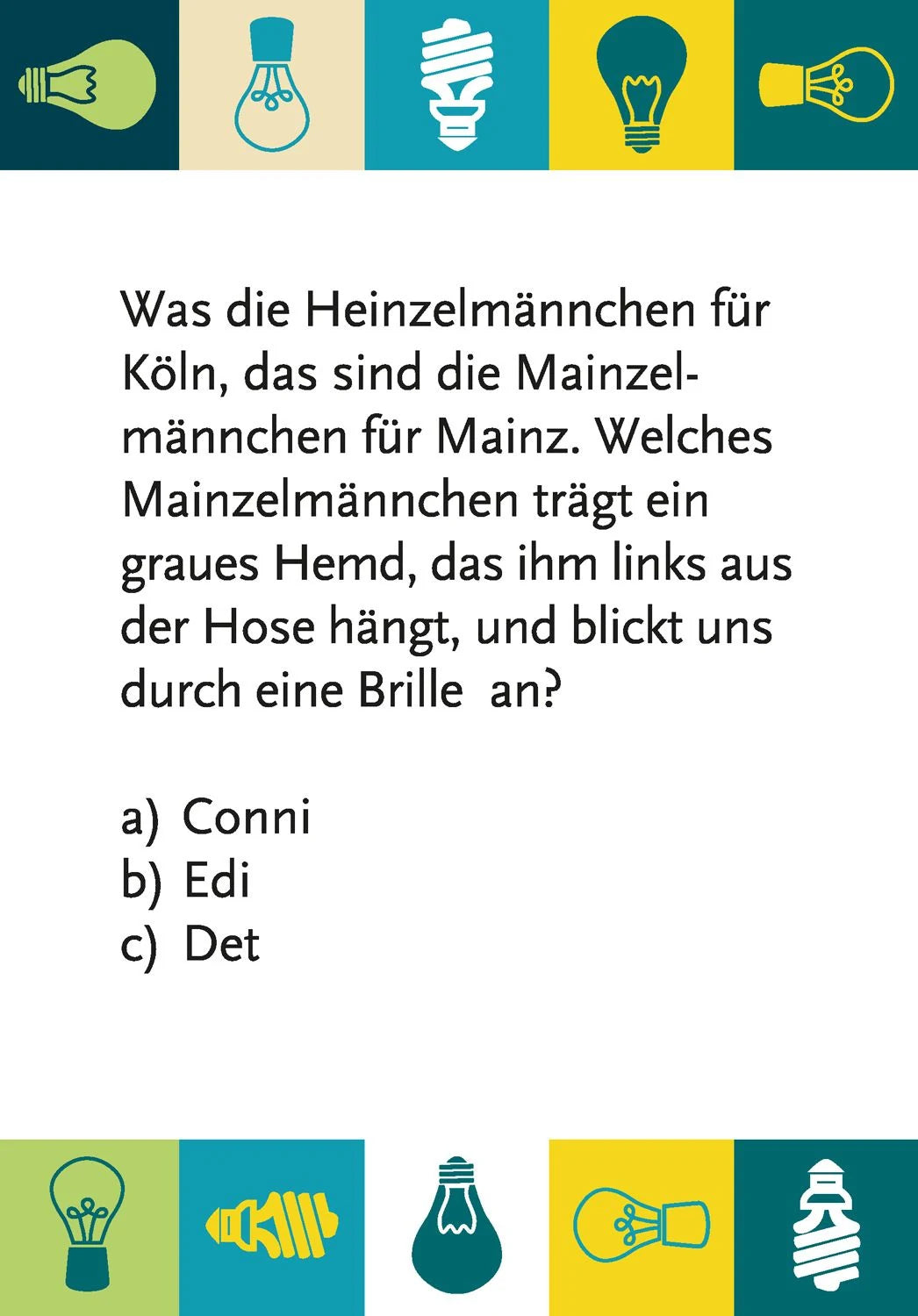 Unnützes Wissen Rheinland – Ansicht