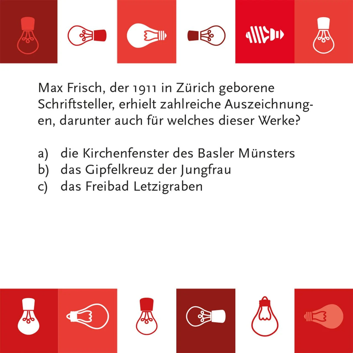 Unnützes Wissen Schweiz – Ansicht