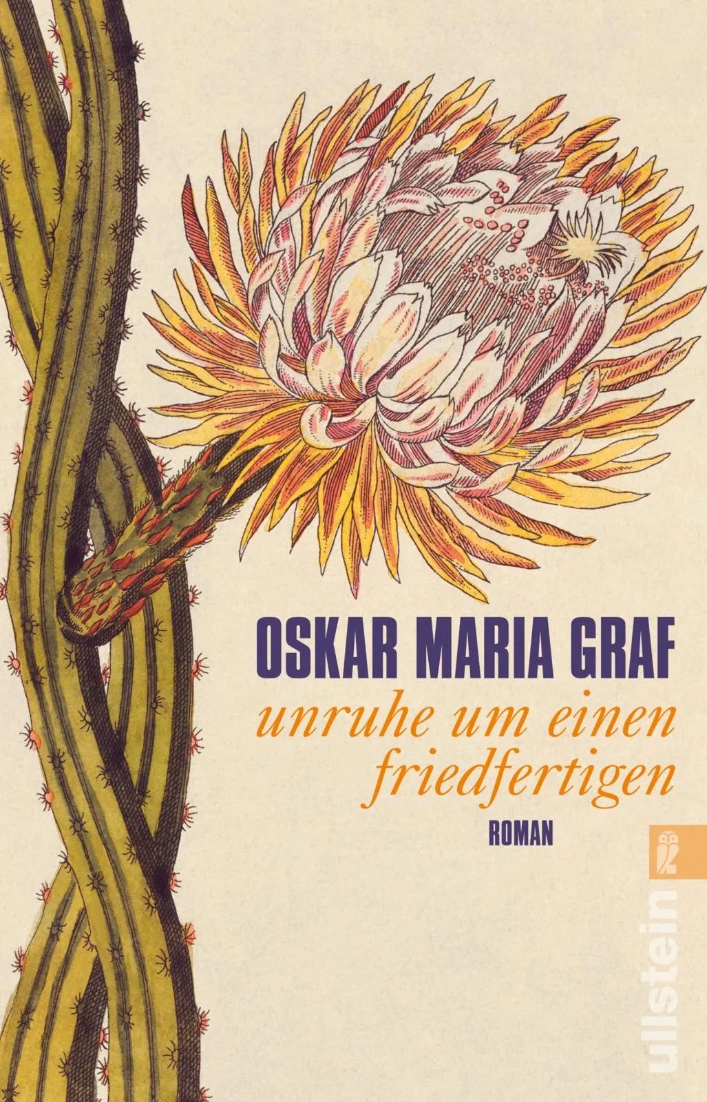 Buchcover von 'Unruhe um einen Friedfertigen' - Taschenbuch von Oskar Maria Graf