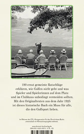 BuchrÃ¼ckseite von 'Unschlagbar gut golfen' mit Klappentext - Gebundene Ausgabe