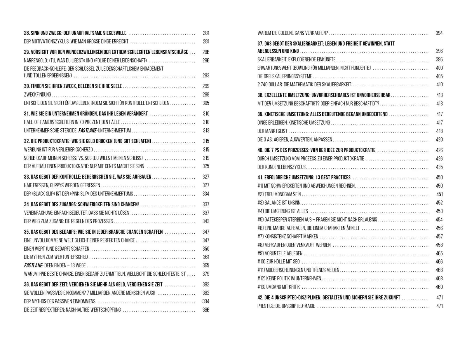 Innenansicht von 'Unscripted' - Taschenbuch