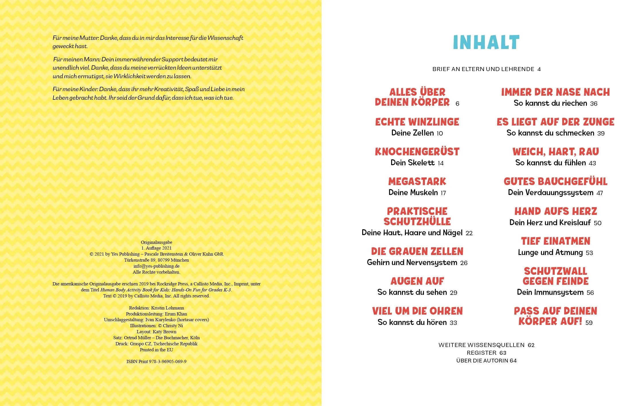 Innenansicht von 'Unser Körper' - Taschenbuch
