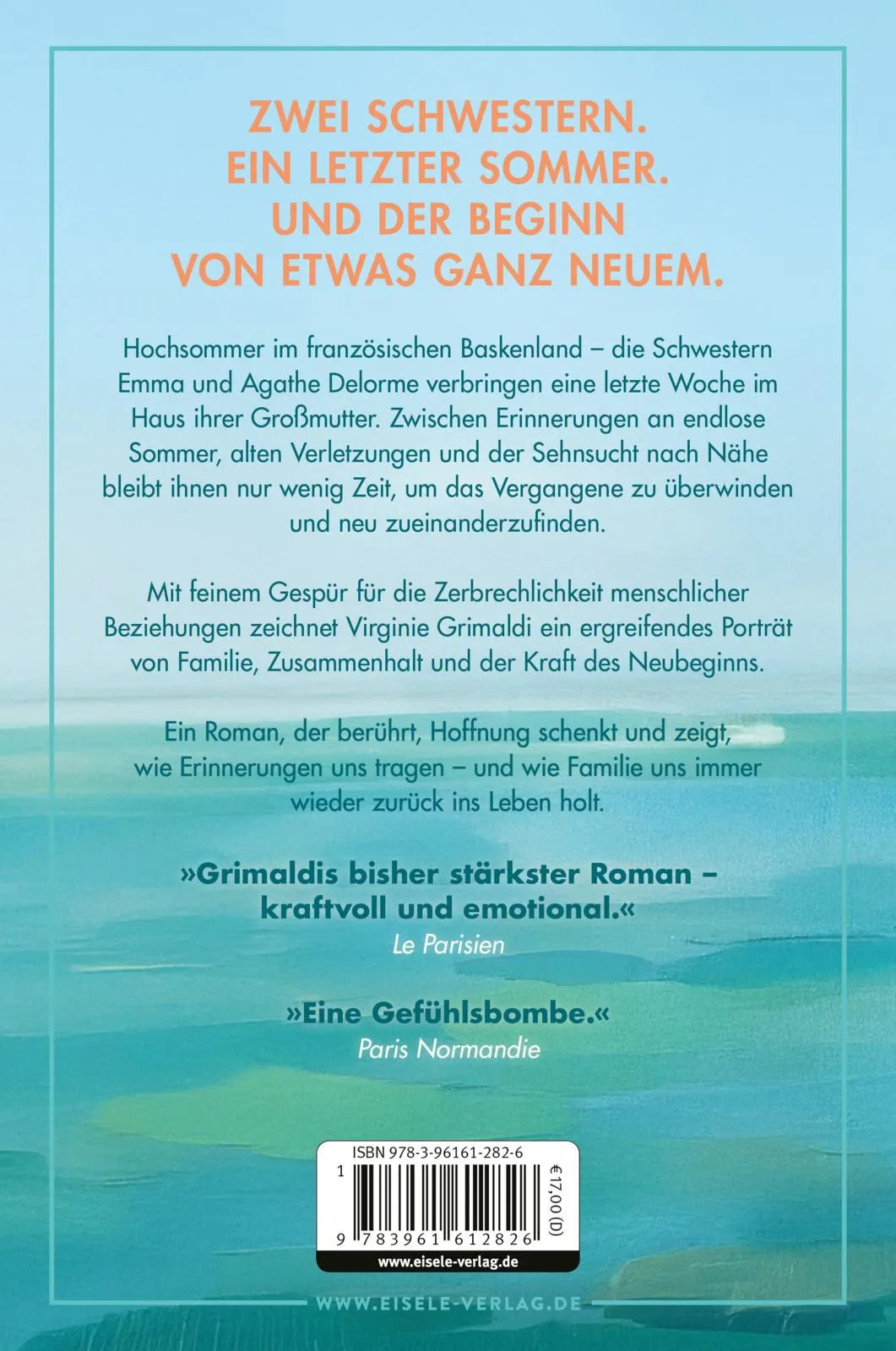Rückseite: Unser Sommer endet nie (Paperback)