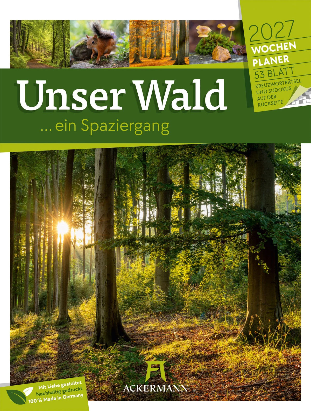 Taschenkalender: Unser Wald Wochenplaner Kalender 2027