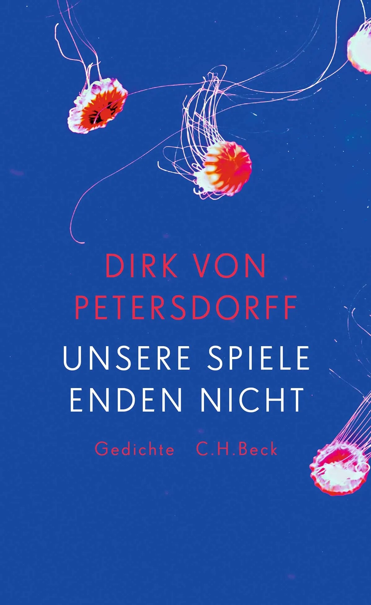 Buchcover von 'Unsere Spiele enden nicht' - Gebundene Ausgabe von Dirk Petersdorff