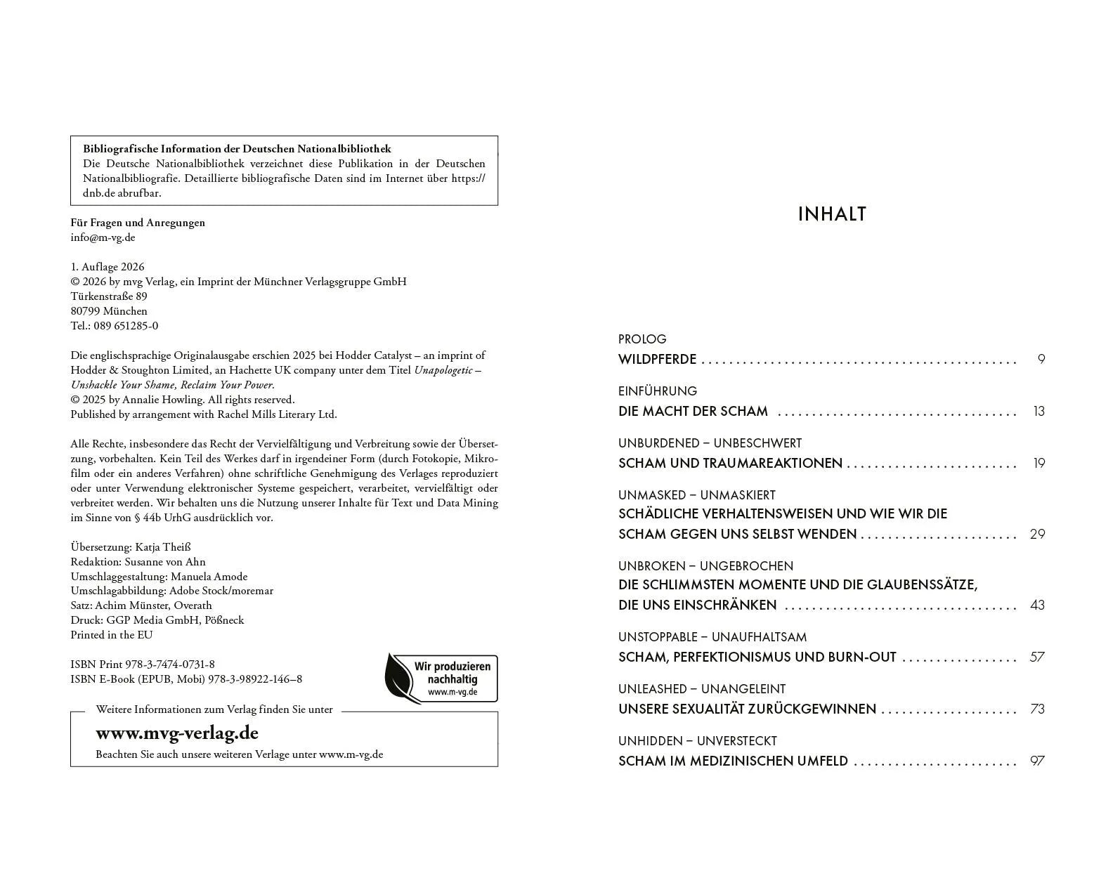 Innenansicht von 'Unshame' - Gebundene Ausgabe