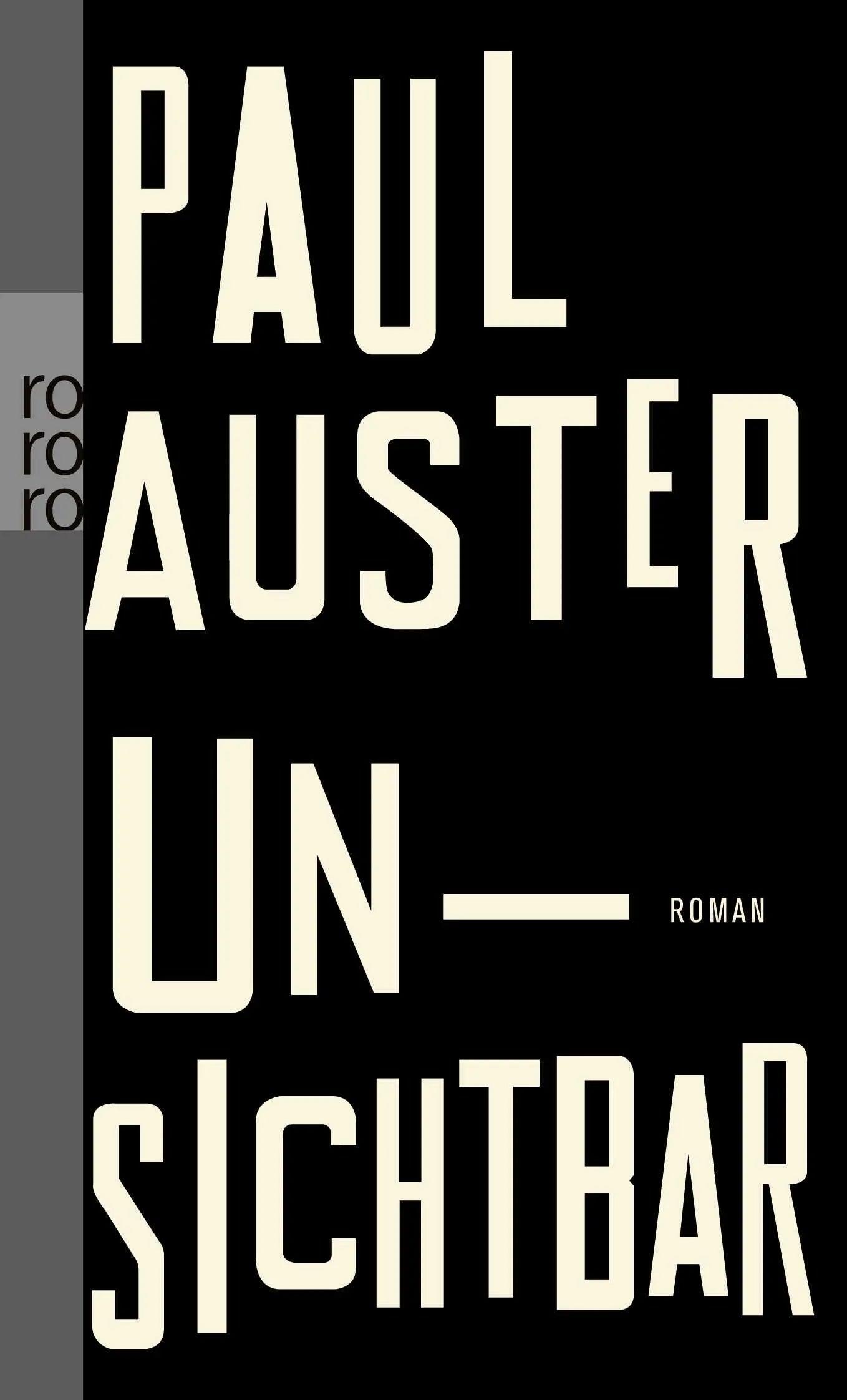 Buchcover von 'Unsichtbar' - Taschenbuch von Paul Auster