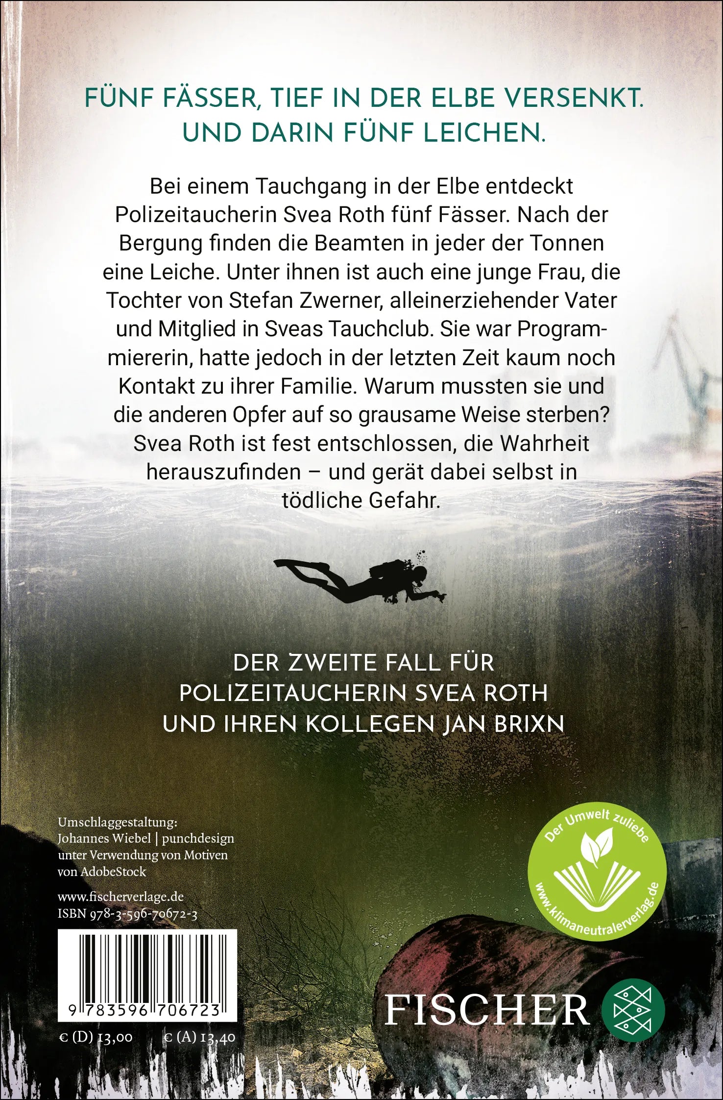 Buchrückseite von 'Unter Druck' mit Klappentext - Taschenbuch