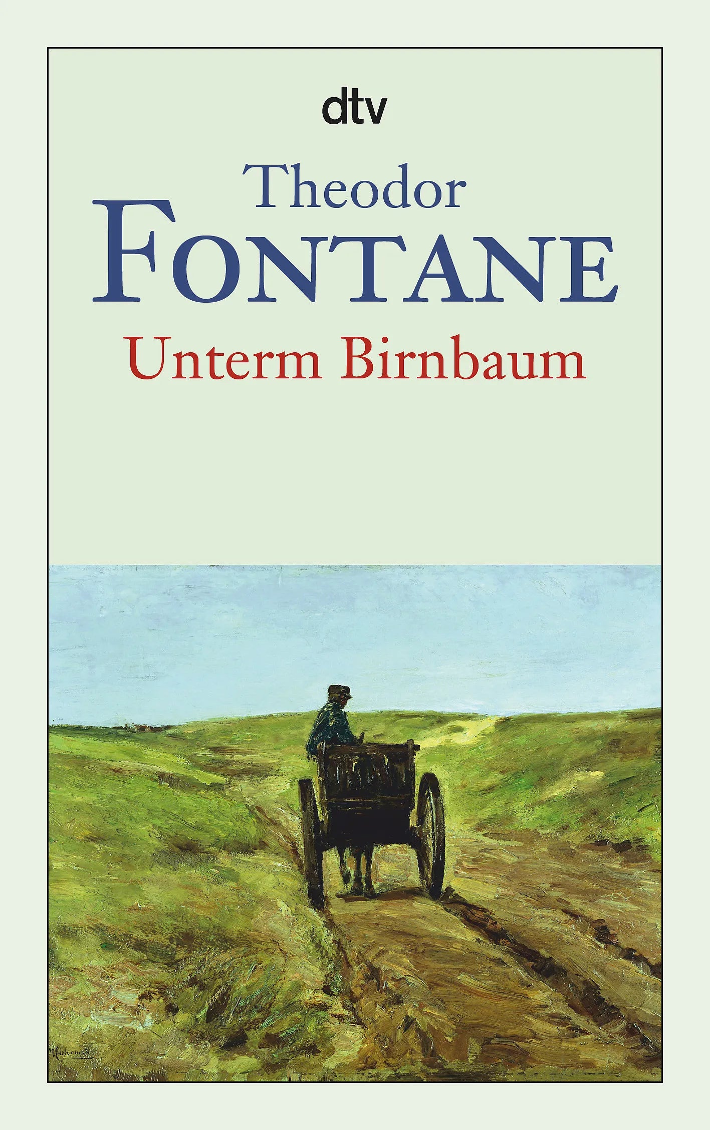Buchcover von 'Unterm Birnbaum' - Taschenbuch von Theodor Fontane