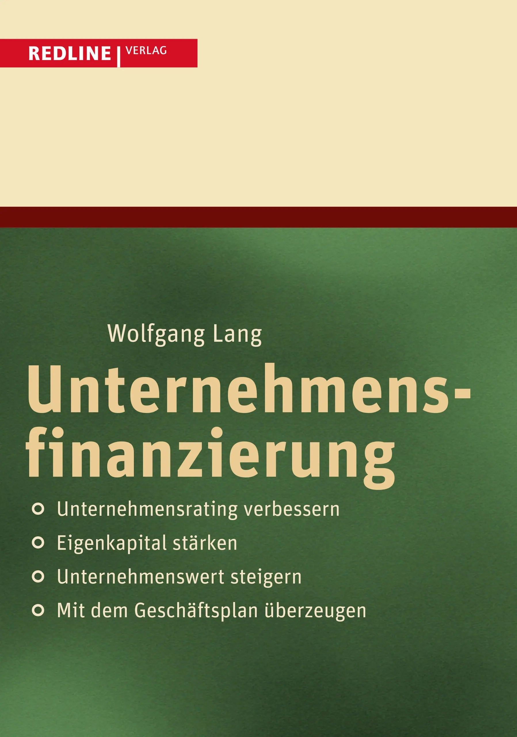 Buchcover von 'Unternehmensfinanzierung' - Taschenbuch von Wolfgang Lang