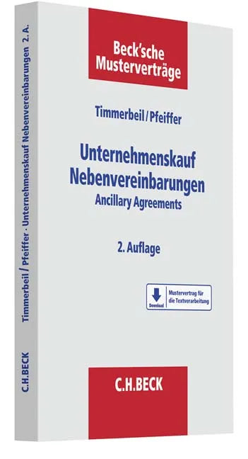 Buchcover von 'Unternehmenskauf - Nebenvereinbarungen' - Taschenbuch von Sven Timmerbeil