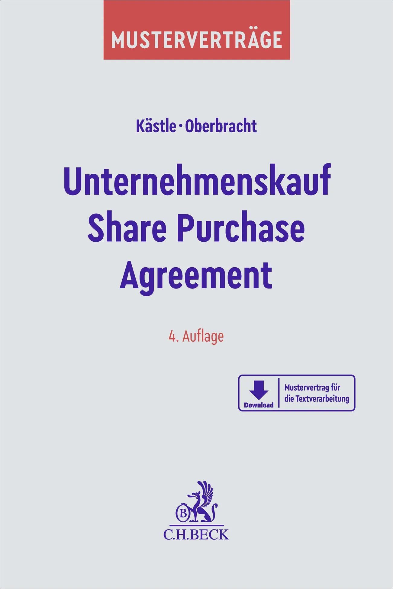Cover: Unternehmenskauf - Share Purchase Agreement (Taschenbuch) von Florian Kästle