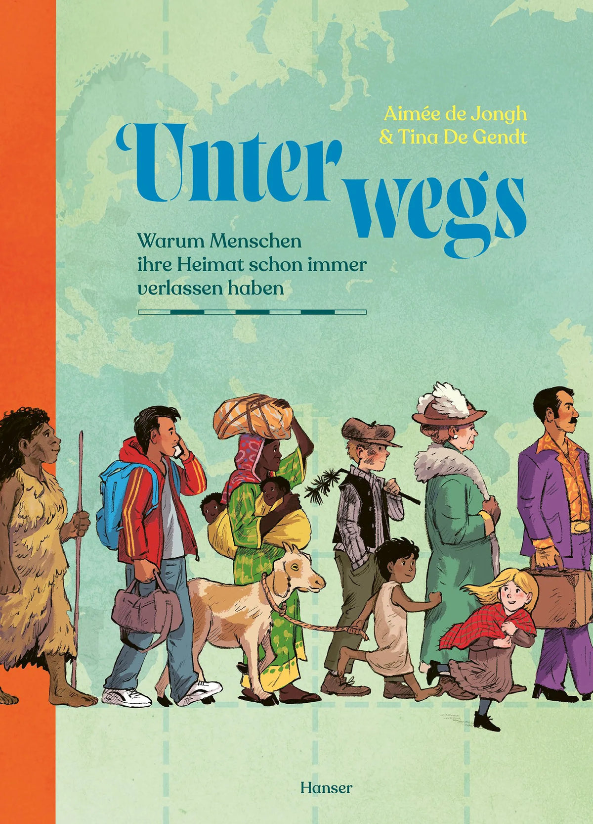 Cover: Unterwegs (Hardcover) von Tina De Gendt