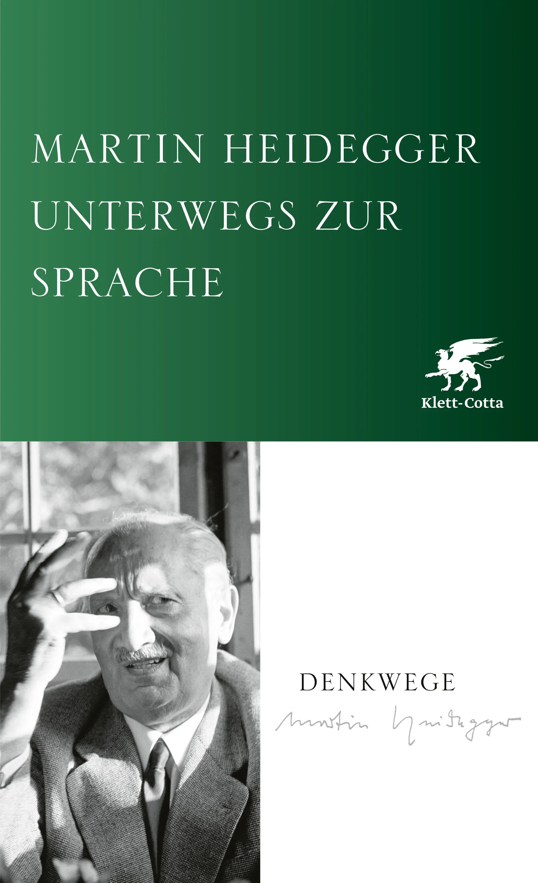 Buchcover von 'Unterwegs zur Sprache' - Gebundene Ausgabe von Martin Heidegger