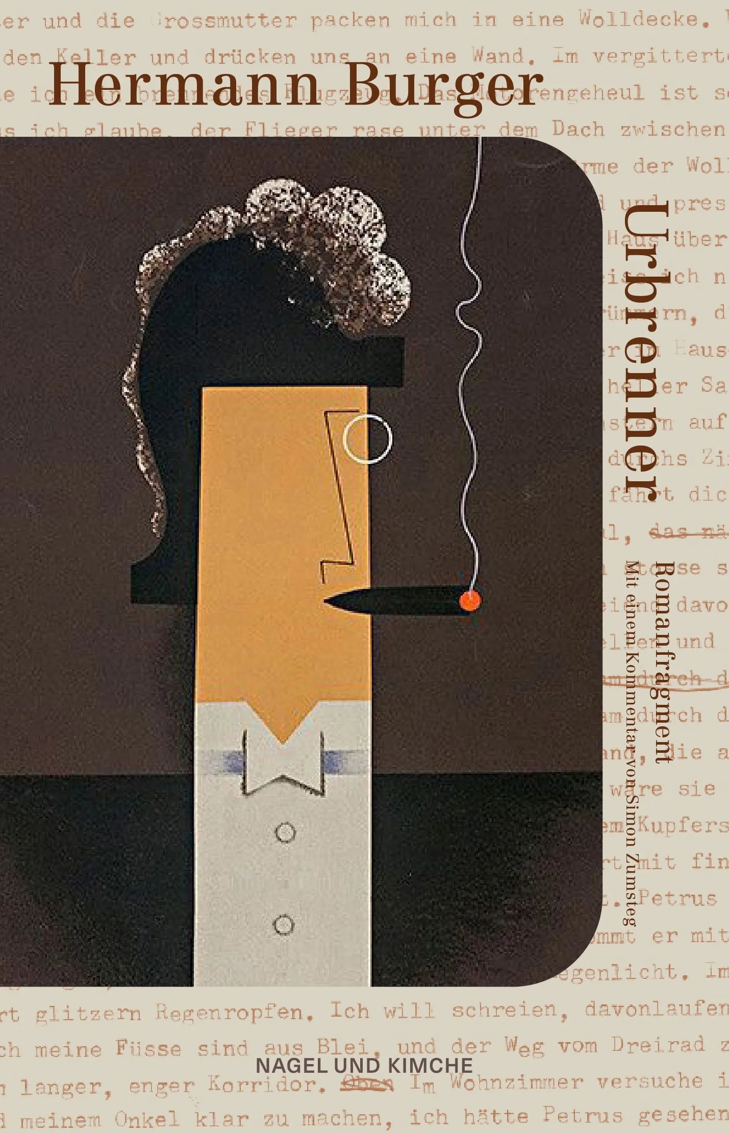 Buchcover von 'Urbrenner' - Gebundene Ausgabe von Hermann Burger
